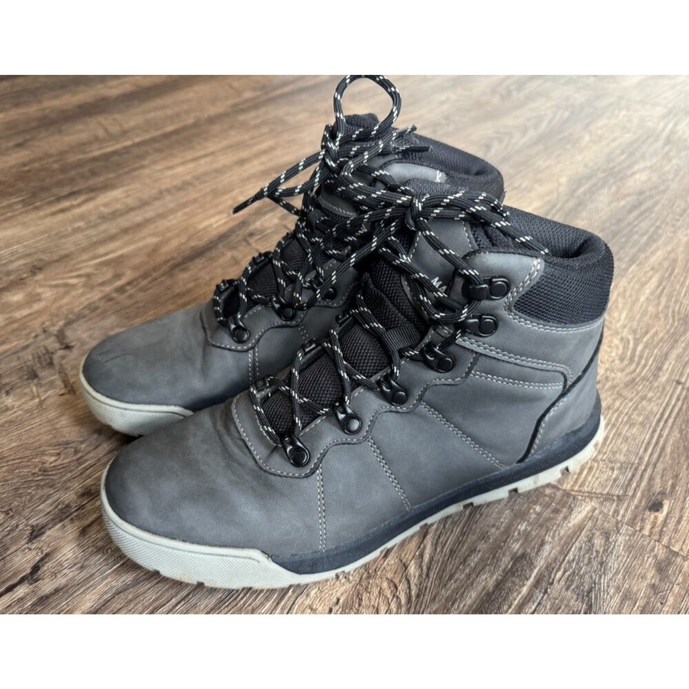 Magellan Outdoors Men’s Gray Hiking Boots Size 8D Trail Waterproof All Man Made